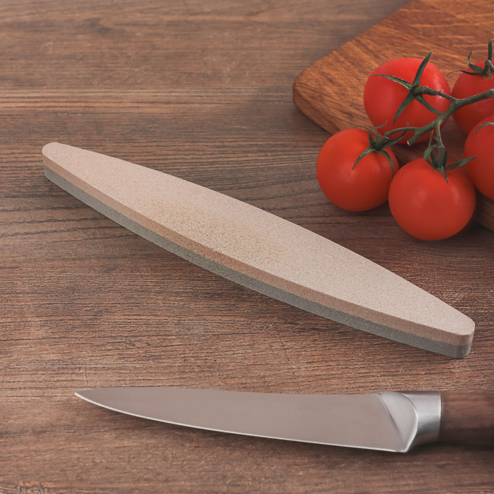 VETTA Камень точильный "Лодочка" 2-х сторонний, 22,5x3,5x1,5см, арт.№ 889-337