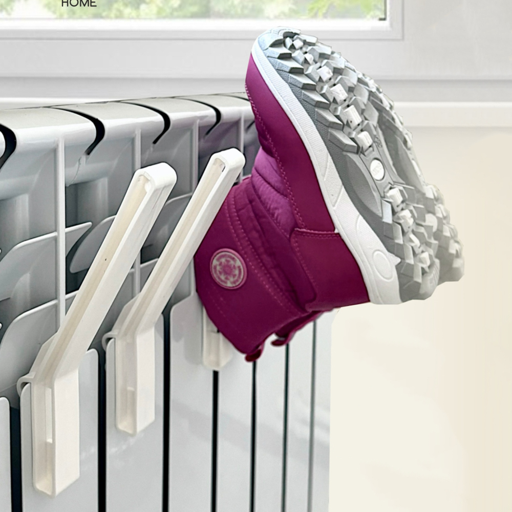 Сушилка на батарею Kuber Home, комплект 4шт, белая, арт.№ 452-142