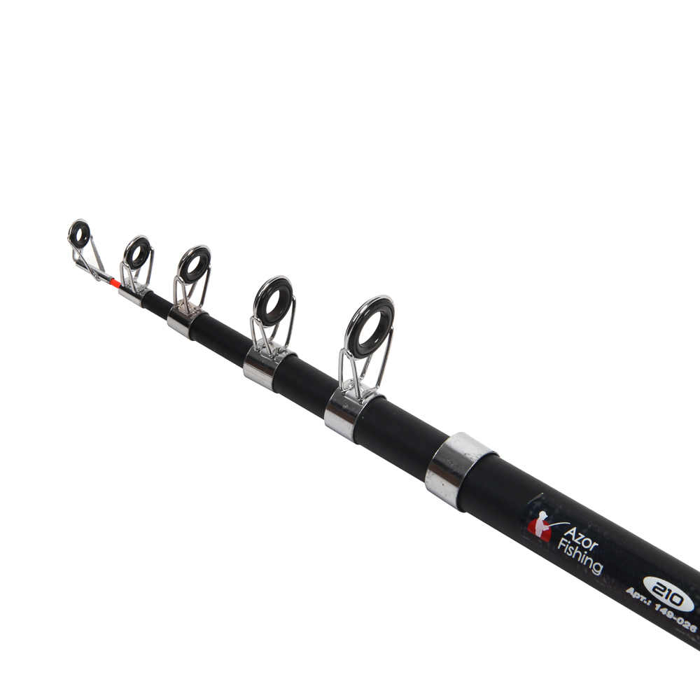 Спиннинг "Шторм" тм AZOR FISHING, телескоп., файбергласс, 2,1м, тест 10-30гр., арт.№ 149-026