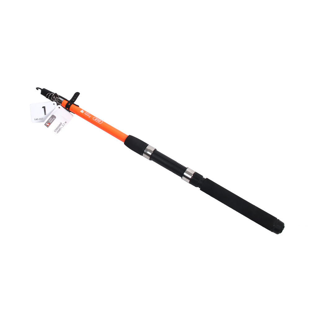 Спиннинг "Найт" тм AZOR FISHING, телескоп., файбергласс, 2,1м, тест 30-60гр, арт.№ 149-057