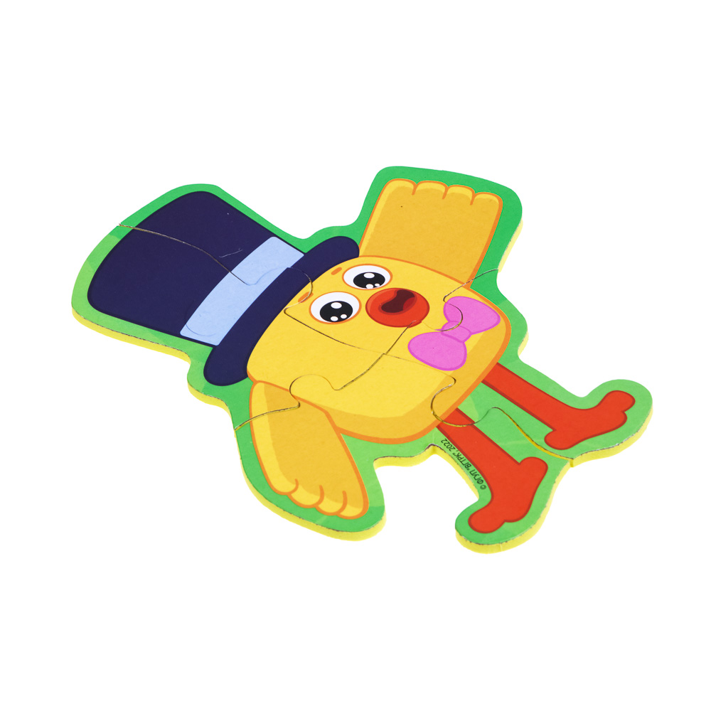 МИМИМИШКИ Пазлы для малышей, 4 предмета., ЭВА, 16х26х2см, арт.№ 262-461