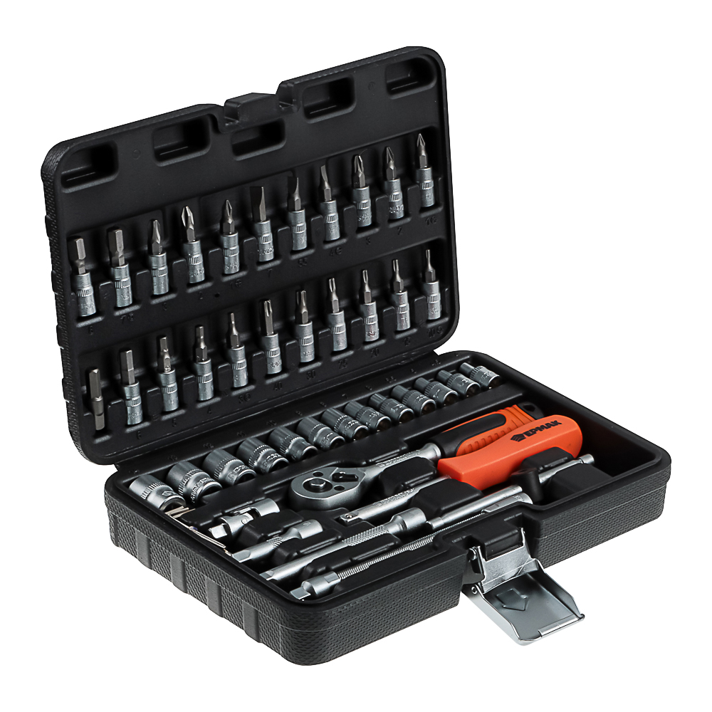 ЕРМАК Набор профессионального инструмента, 46 предм., арт.№ 736-053