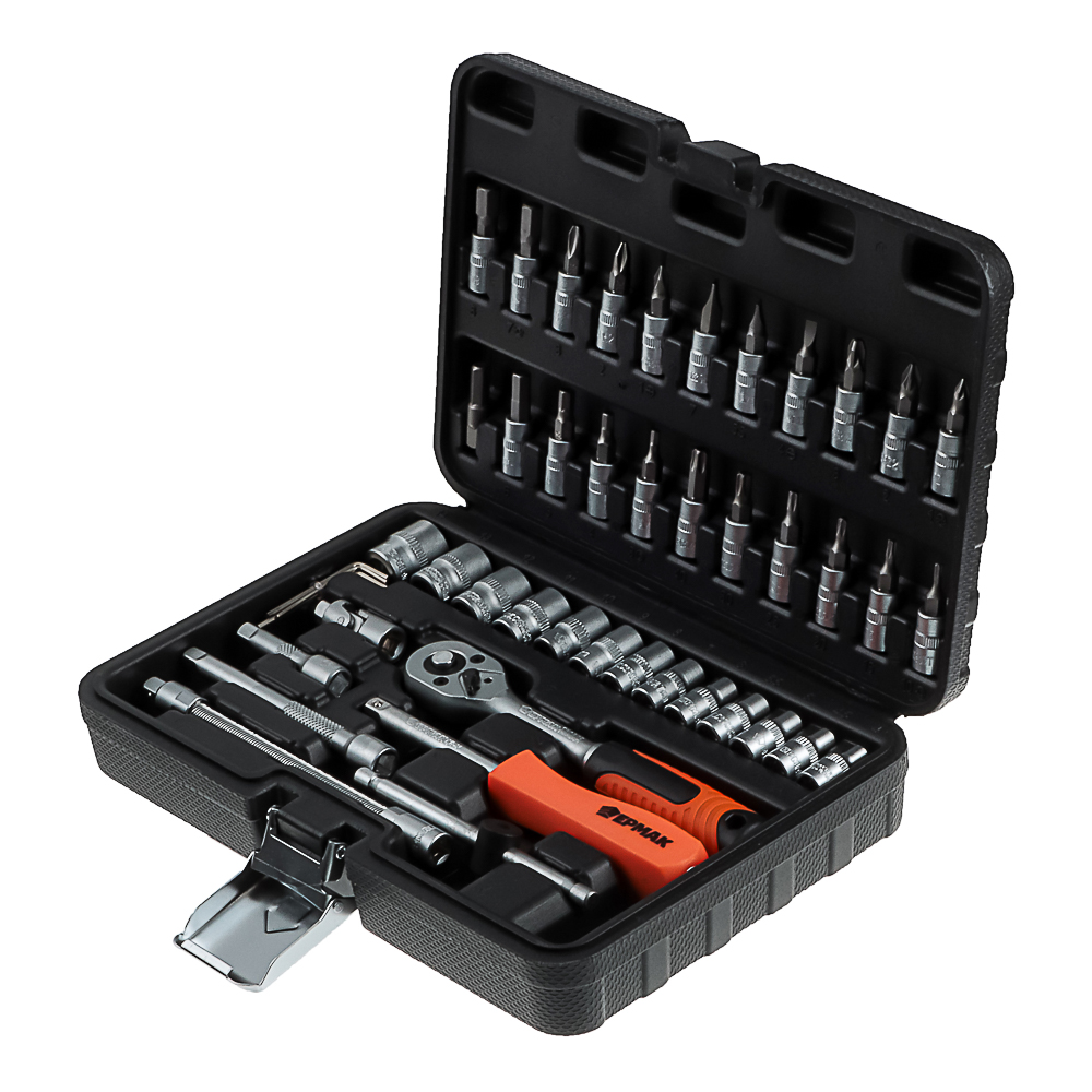 ЕРМАК Набор профессионального инструмента, 46 предм., арт.№ 736-053