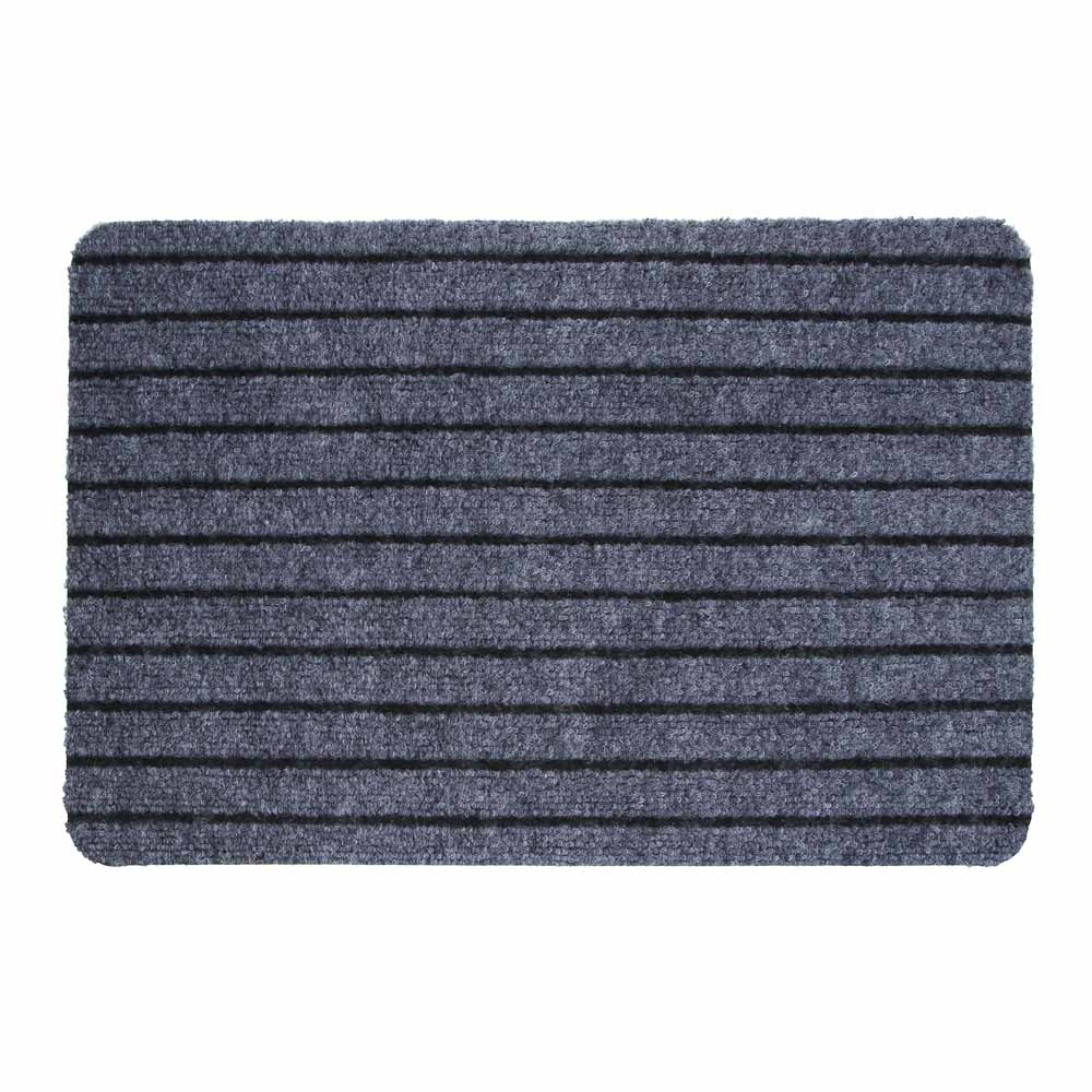 Коврик придверный тм VETTA Fiber, полиэстер, 48х78 см, 2 цвета, арт.№ 466-412