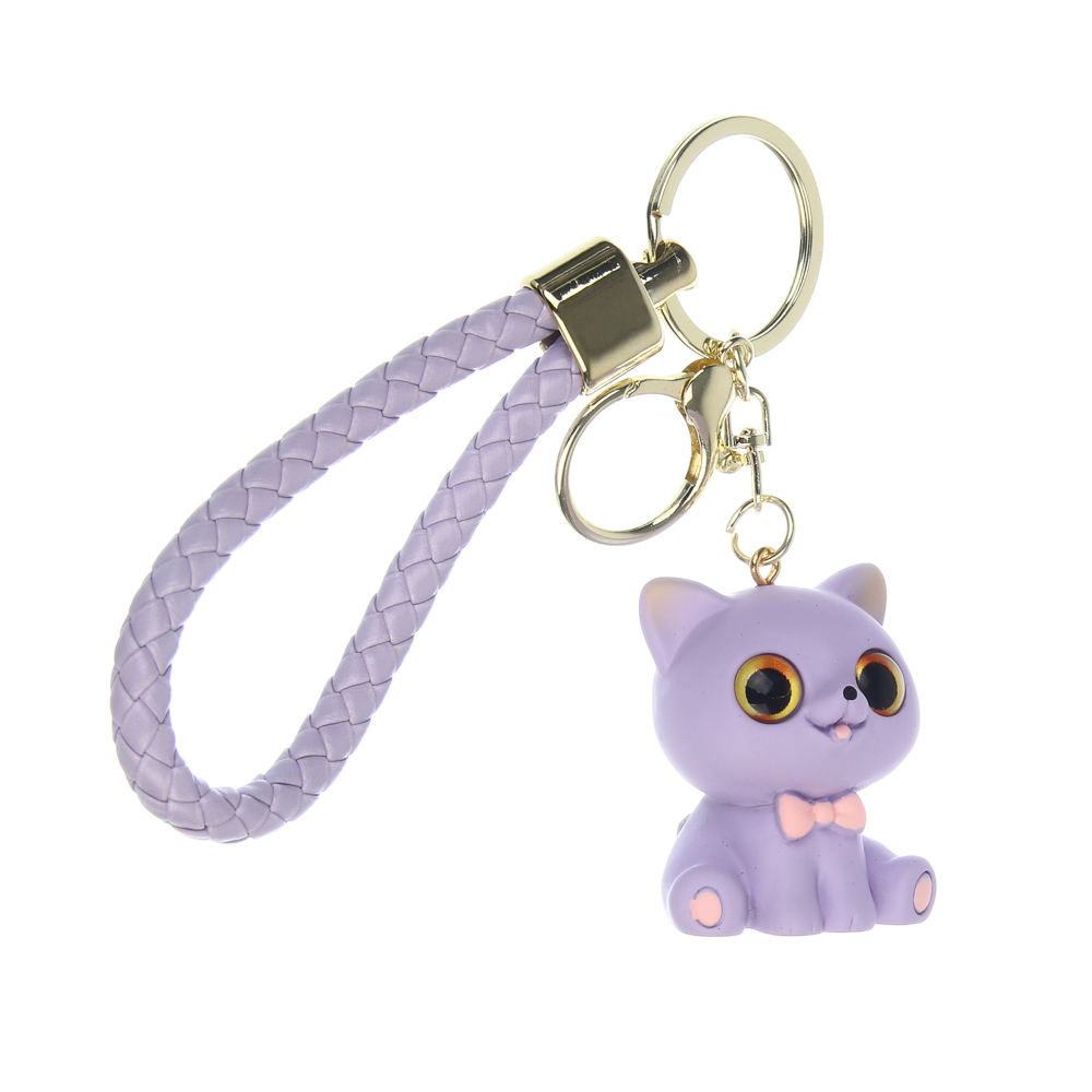 Подвеска брелок тм ЮL Мой питомец, пластик, металл, 4-5 см,  4 дизайна, арт.№ 334-141