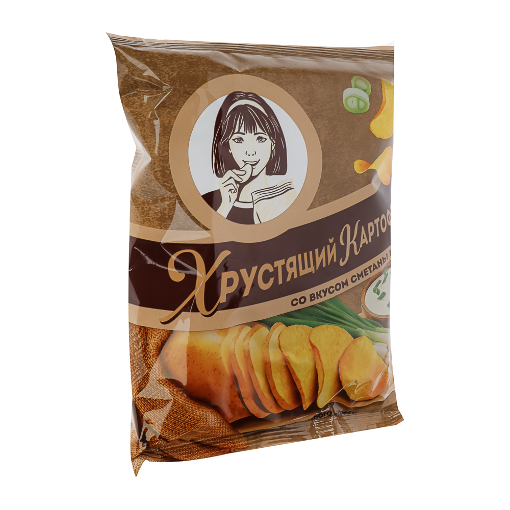 Чипсы хруст.картофель в ломтиках сметана-лук 40г., арт.№ G73-001
