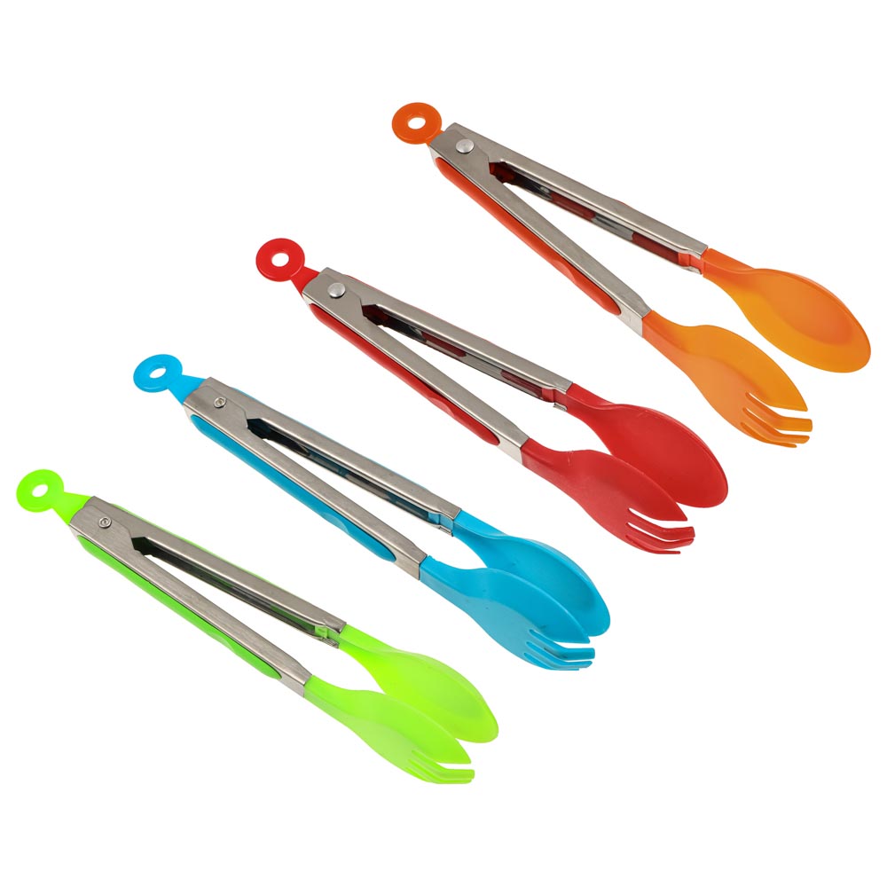 Щипцы-ложка кухонные 25см, нерж.сталь, полипропилен, арт.№ 884-087