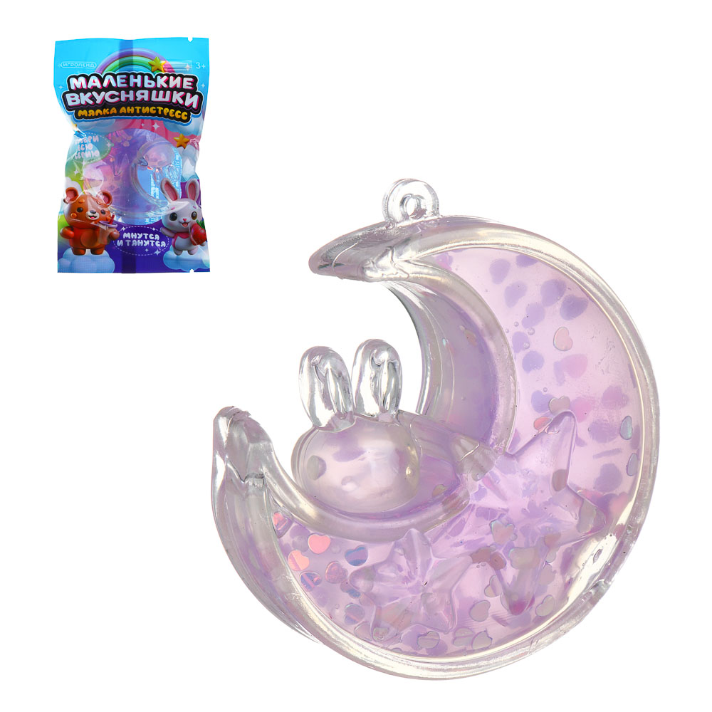 ИГРОЛЕНД Мялка антистресс "Маленькие вкусняшки", TPR, 5,5х3,2 см, 6 дизайнов, арт.№ 297-012