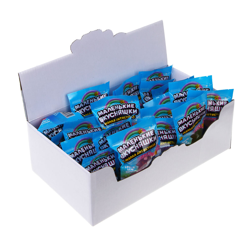 ИГРОЛЕНД Мялка антистресс "Маленькие вкусняшки", TPR, 5,5х3,2 см, 6 дизайнов, арт.№ 297-012