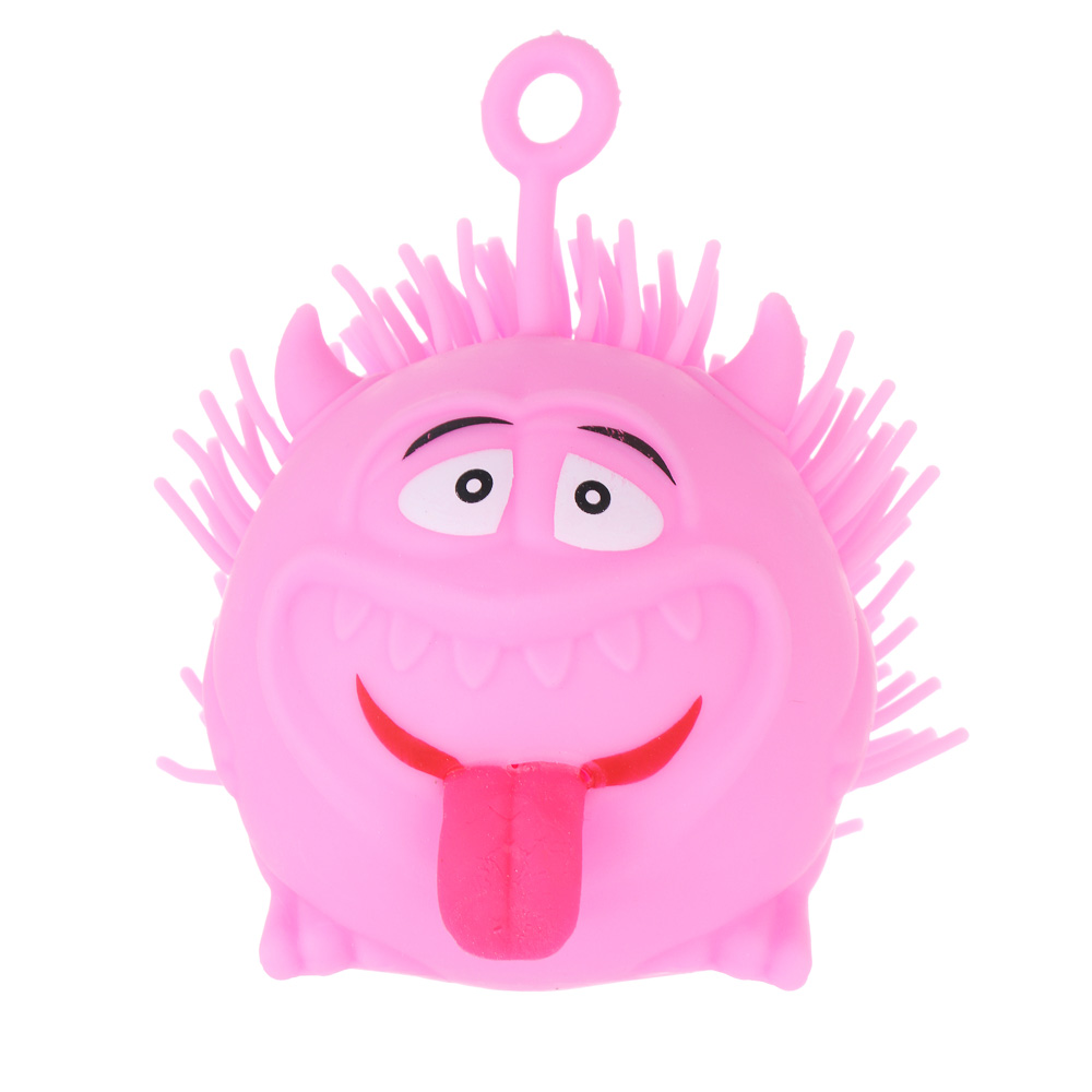 ИГРОЛЕНД Игрушка антистресс мялка "Весельчак", 3хLR41, TPR, свет, 12х10см, 4 дизайна, арт.№ 273-025