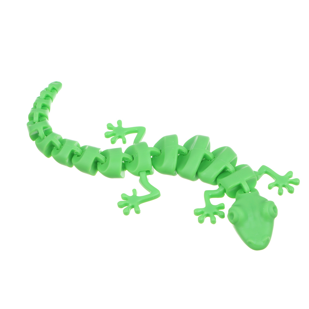 ИГРОЛЕНД Игрушка антистресс "Ящерка", ABS, 18,5х6см, 3 дизайна, арт.№ 274-010