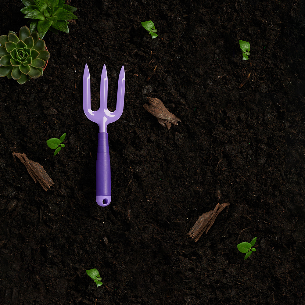 INBLOOM Вилка садовая, 27х8см, PP, металл, арт.№ 181-020