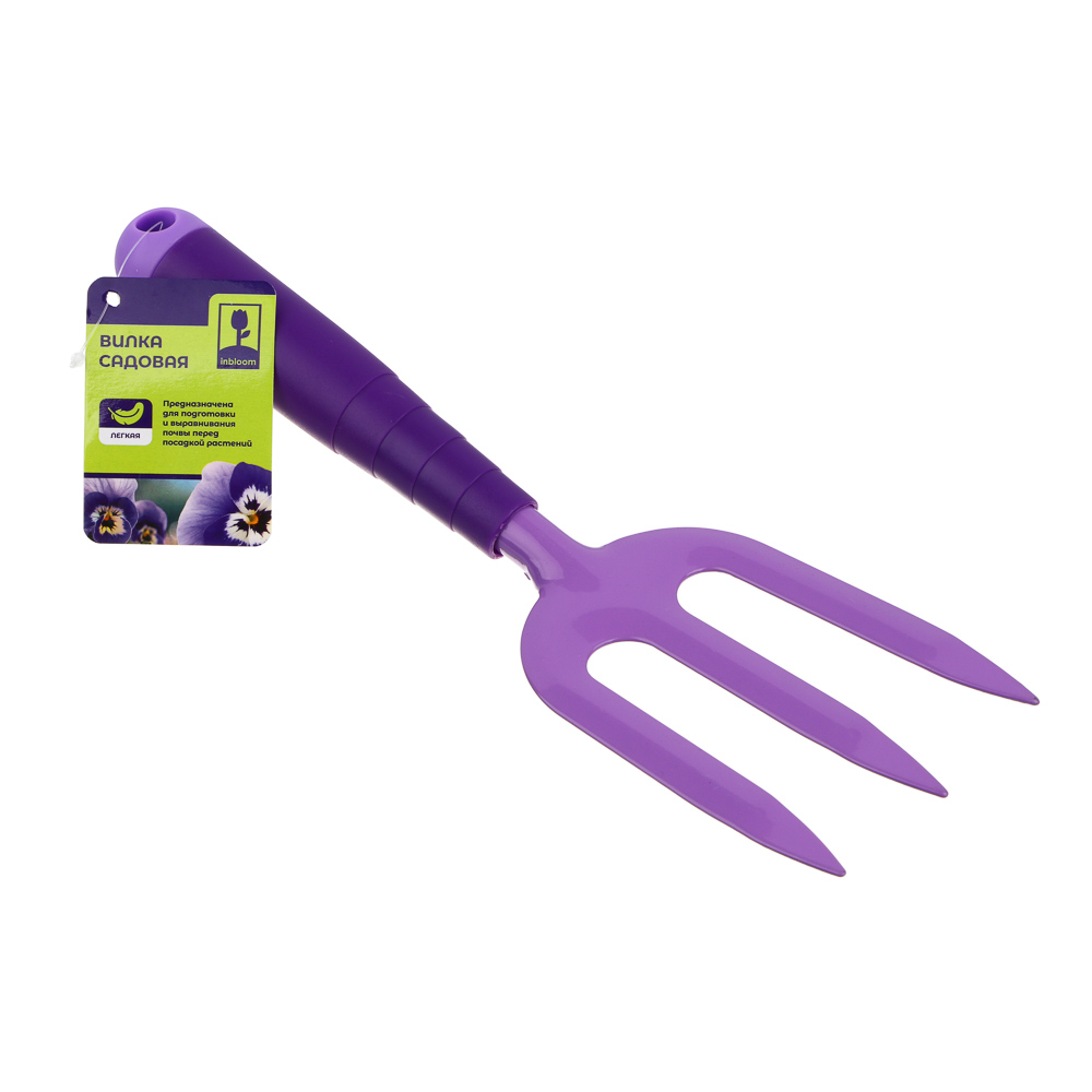 INBLOOM Вилка садовая, 27х8см, PP, металл, арт.№ 181-020