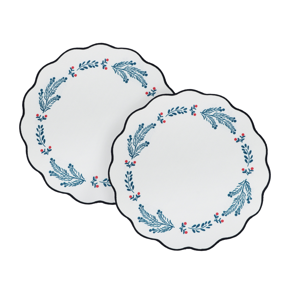 PROVANCE Нордик Салфетки сервировочные, 2шт в комплекте, 38см, 100% полиэстер, 2 дизайна, арт.№ 492-285