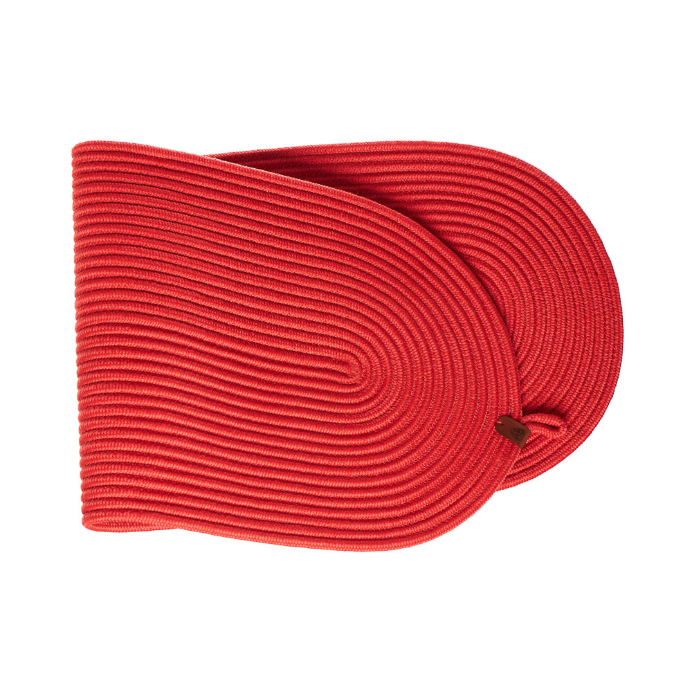 BY COLLECTION Карибы Дорожка декоративная плетеная 35х100см, 100% полиэстер, коралловый, арт.№ 496-020