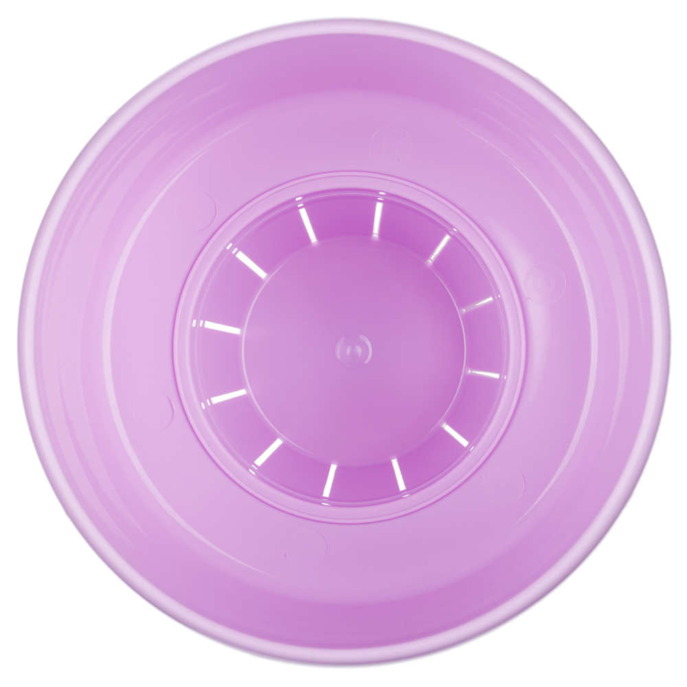 Кашпо ДЕКО ТВИН 1,5л, пластик, автополив, цвет антрацит, белый, лаванда, арт.№ 164-262