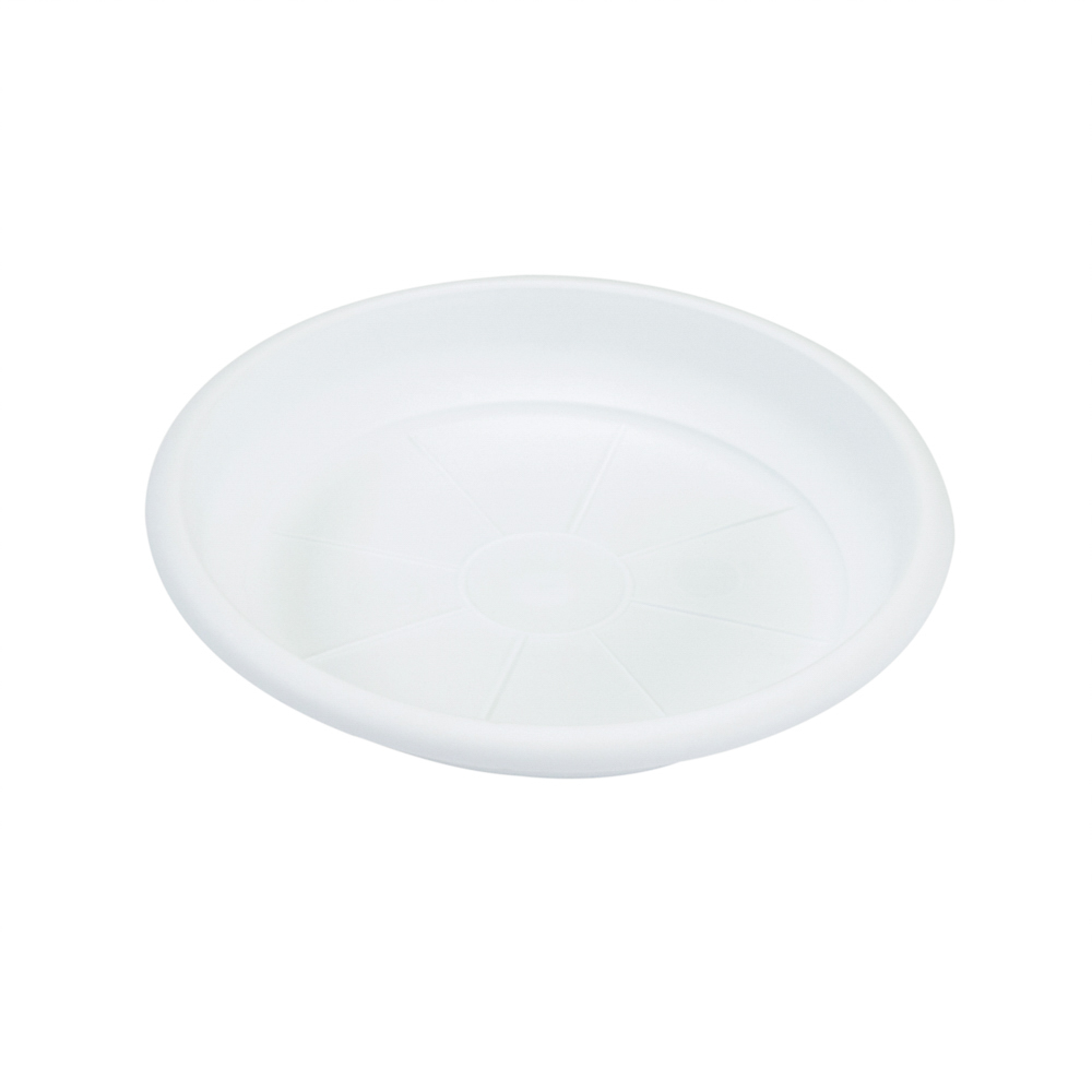 Кашпо ТЕРРА 6л с поддоном, цвет белый, терракот, пластик, арт.№ 164-259