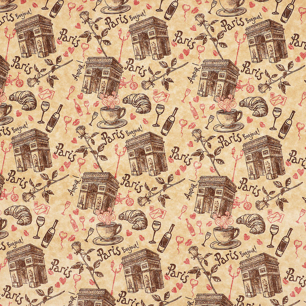 Бумага упаковочная, 70х100см, в ассортименте, арт.№ 507-977