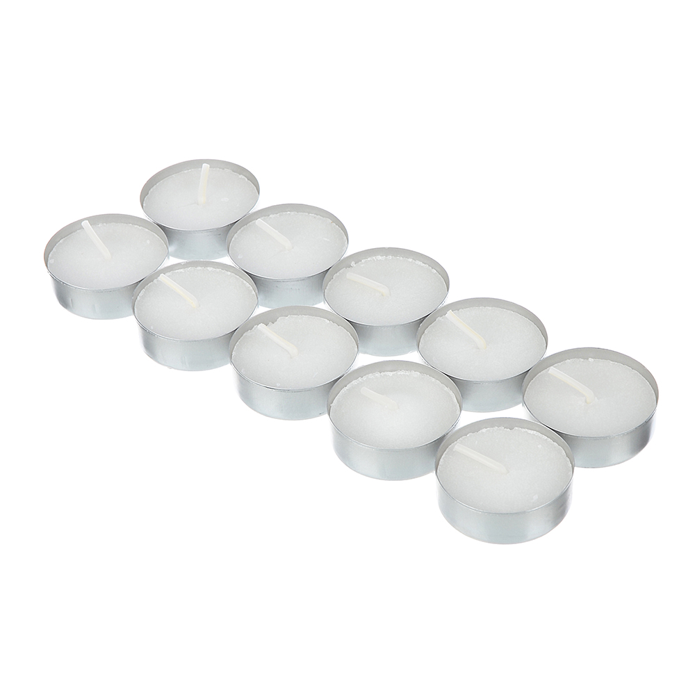 LADECOR Набор свечей чайных 10шт, парафин, арт.30707, арт.№ 508-537