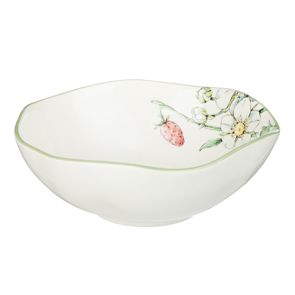 MILLIMI Земляника Салатник, 15,5х5см, 380мл, керамика, арт.№ 824-199