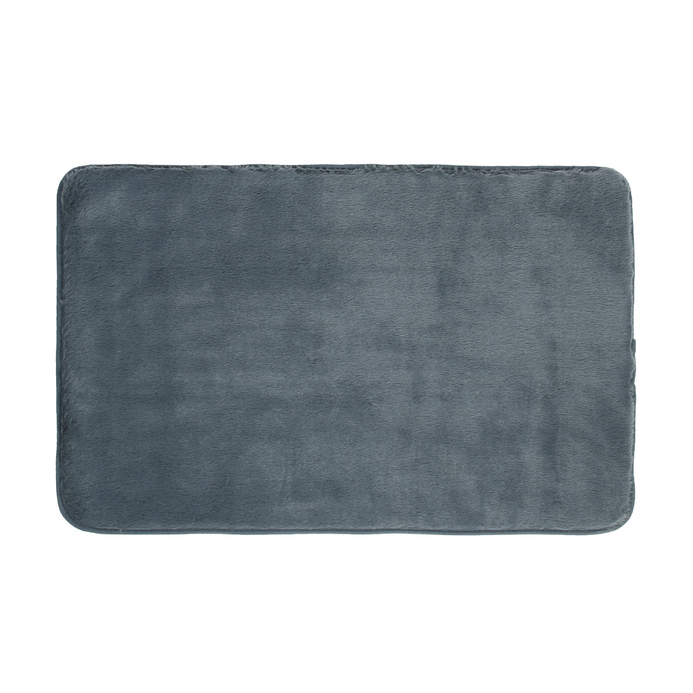 Набор ковриков для ванной комнаты тм VETTA Ленни, искусств.мех, полиэстер, 50x80см+50x50см, 2 цвета, арт.№ 462-681