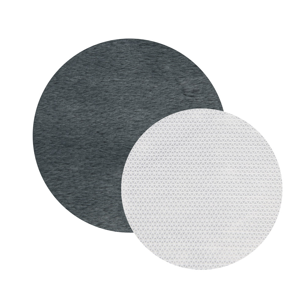 Набор ковриков для ванной комнаты тм VETTA Ленни, искусств.мех, полиэстер, 50x80см+50x50см, 2 цвета, арт.№ 462-681