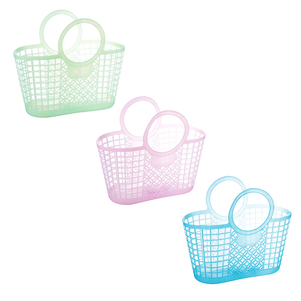 VETTA Корзина хозяйственная, 24х23х9,5см, пластик, 3 цвета, арт.№ 463-062