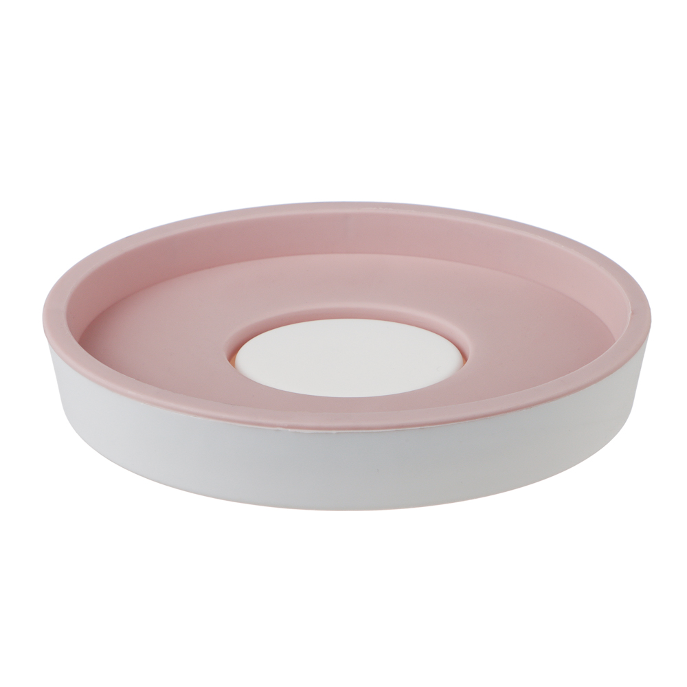 Мыльница овальная тм VETTA, пластик, 12х8,5см, 3 цвета, арт.№ 463-557