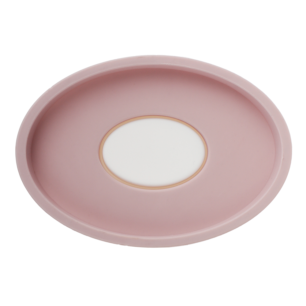 Мыльница овальная тм VETTA, пластик, 12х8,5см, 3 цвета, арт.№ 463-557