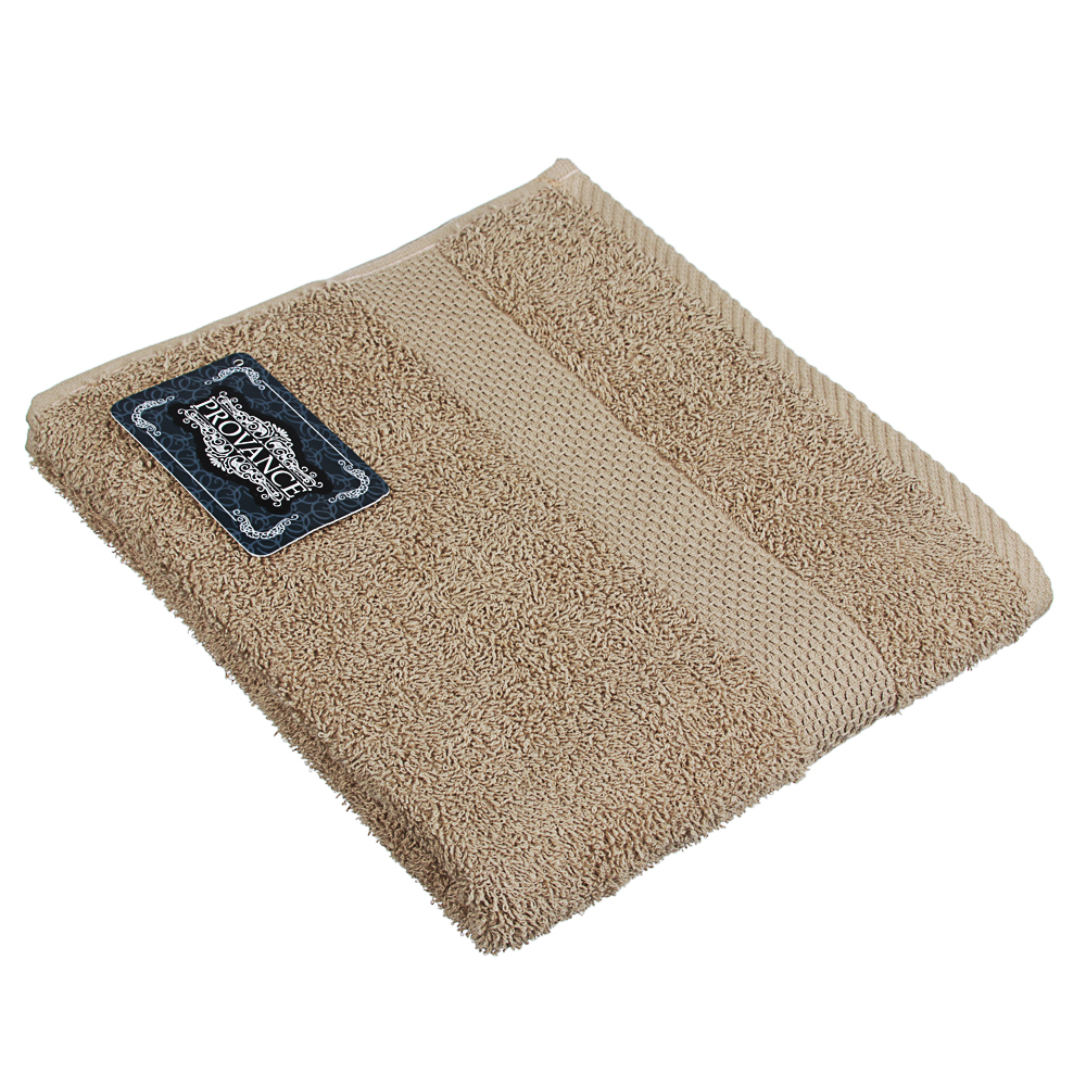 PROVANCE Наоми Полотенце махровое, 100% хлопок, 50х90см, 360гр/м, зелено-коричневый, арт.№ 489-192