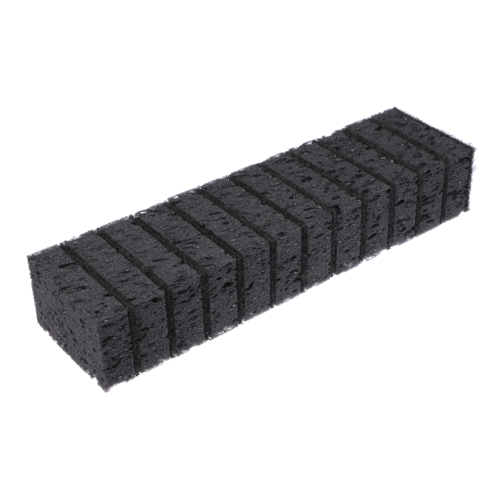 VETTA Набор губок для мытья посуды BLACK, 12 шт, 9,8x6,5x3,1 см, корал, арт.№ 441-269