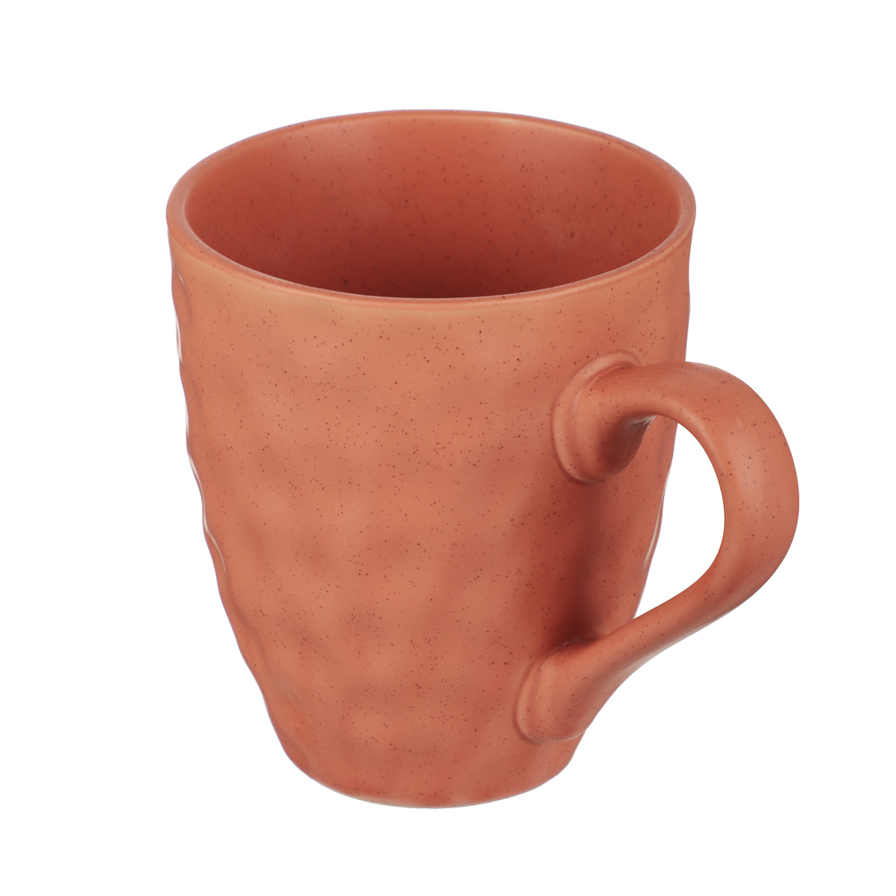 MILLIMI Эвелин Кружка, 400мл, керамика, персиковый, арт.№ 824-073