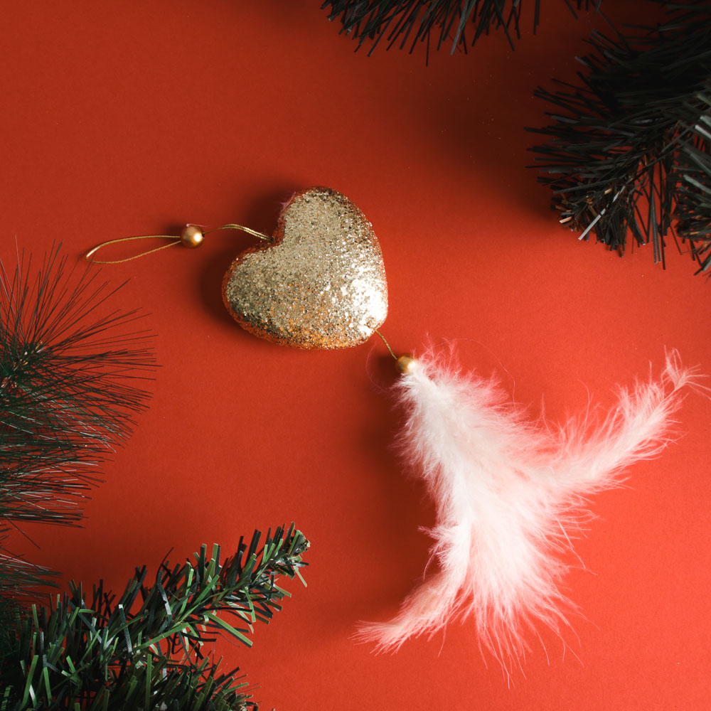 СНОУ БУМ Подвеска с кисточкой, 17см, полиэстер, пластик, 6 дизайнов, арт.№ 376-705