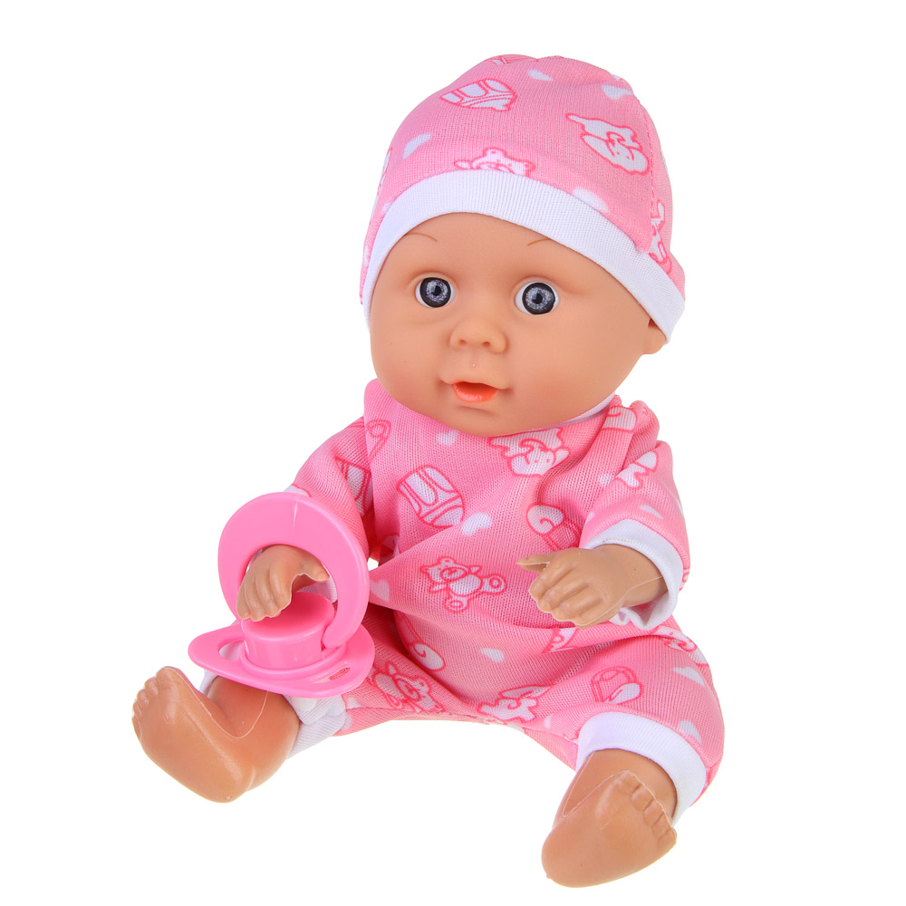 ИГРОЛЕНД Пупс 20 см в переноске 12х15х24см, PE, PP, PVC, арт.№ 436-122