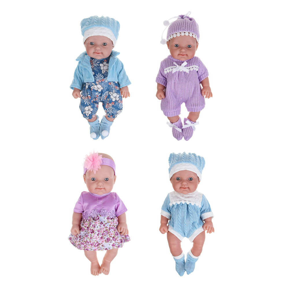 ИГРОЛЕНД Пупс 25 см с аксесс., PP, PVC, полиэcтер, ABS, 33х10х30 см, арт.№ 436-125