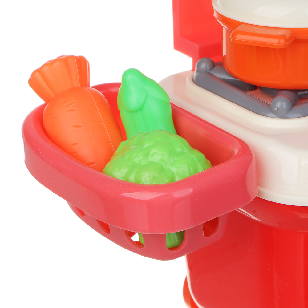 ИГРОЛЕНД Набор игровой "Любимая кухня" с тележкой в чемодане, 22х19х20 см, PE, PP, арт.№ 294-196