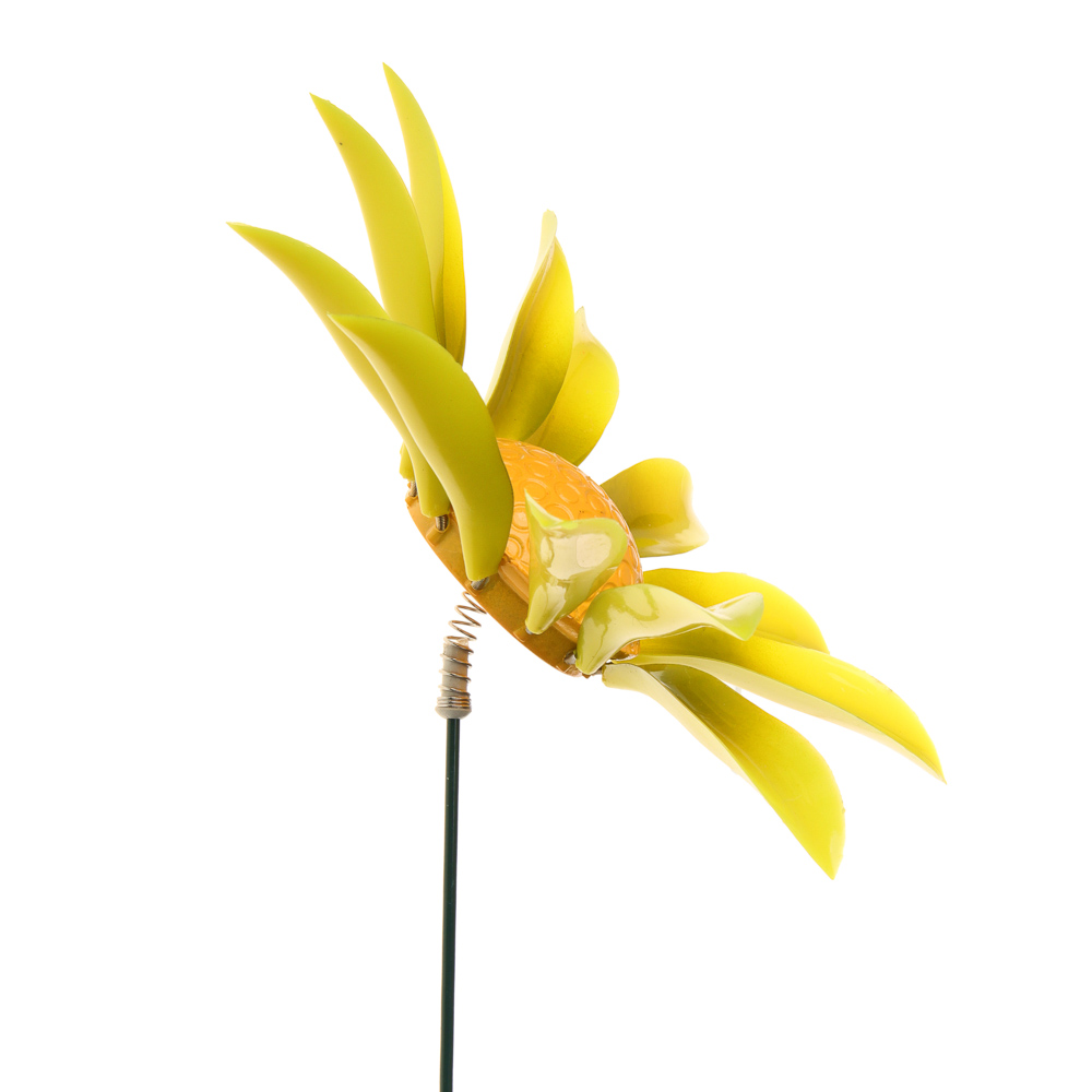 INBLOOM Фигурка на стержне Ромашка 19х2,5х71см, металл, пластик, арт.№ 153-005