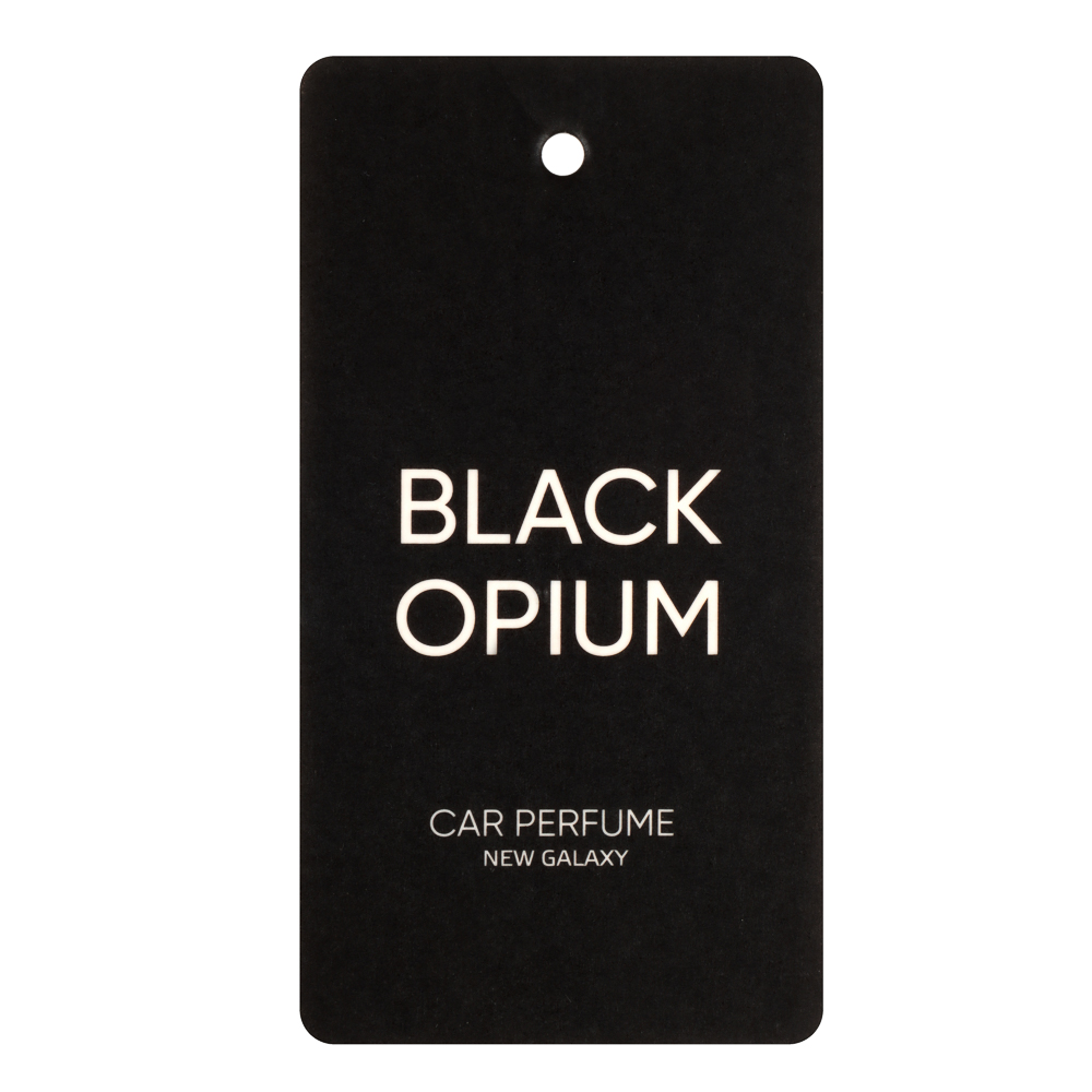 NEW GALAXY Ароматизатор бумажный Perfume, аромат Black Opium, арт.№ 794-672