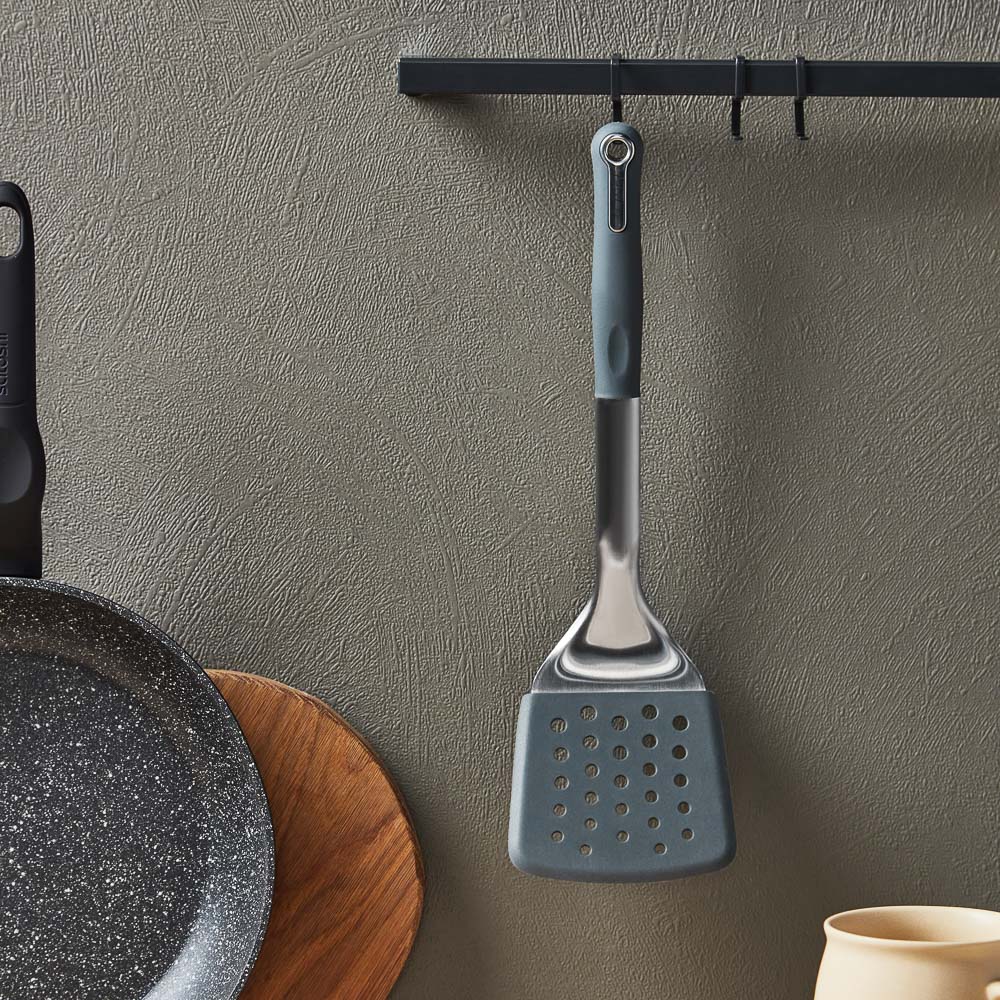 Ivlev Chef Fusion Лопатка с прорезями 34см, нерж.сталь, силикон, арт.№ 882-311