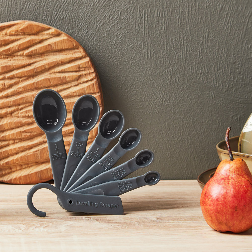 Ivlev Chef Fusion Набор мерных ложек 6пр, 0,6мл, 1,25мл, 2,5мл, 5мл, 7,5мл, 15мл, пластик, арт.№ 881-231