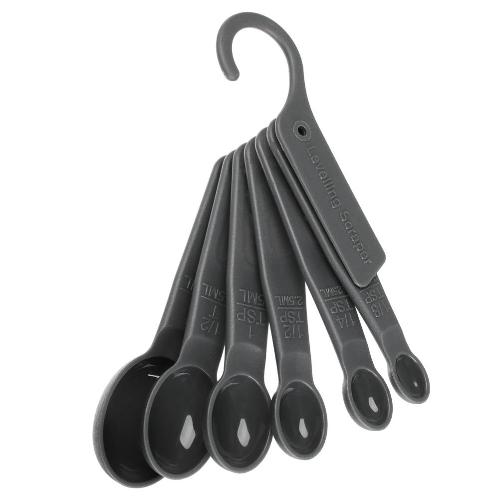 Ivlev Chef Fusion Набор мерных ложек 6пр, 0,6мл, 1,25мл, 2,5мл, 5мл, 7,5мл, 15мл, пластик, арт.№ 881-231