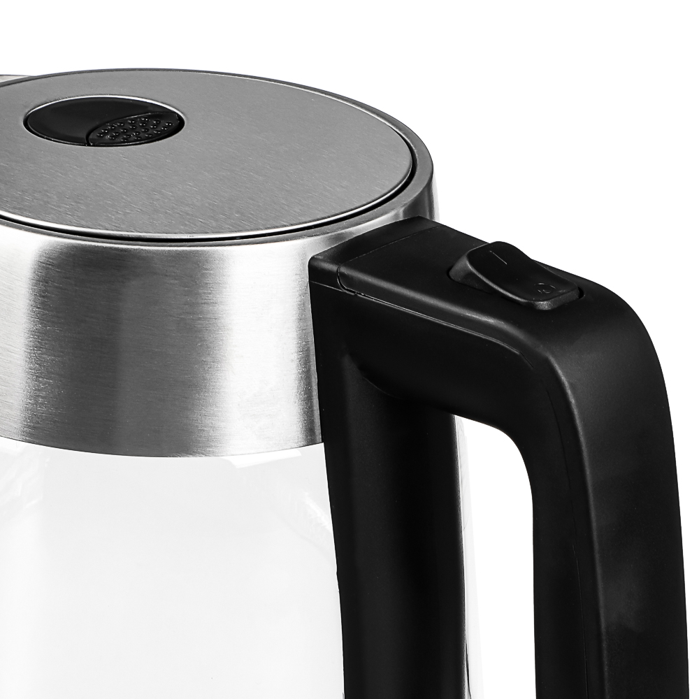 LEBEN Чайник электрический 1,8л, 1850Вт, стекло, LED подсветка, арт.№ 291-069