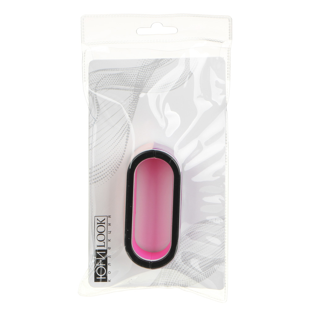 ЮНИLOOK Пилка для ногтей полировочная 3-хсторонняя, 180/320/1500 грит, пластик, ЭВА, 8х3,5см, арт.№ 305-329