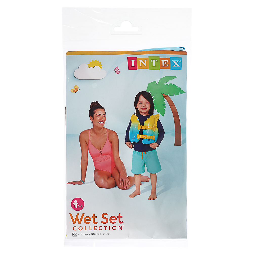 INTEX Жилет для плавания, 3-5 лет, 29x15x29 см, 59663, арт.№ 053-003