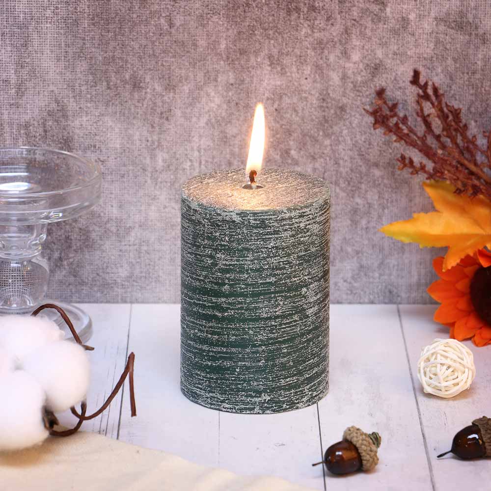 Свеча ароматическая с глиттером, 7x10, аромат - жасмин, арт.№ 508-862