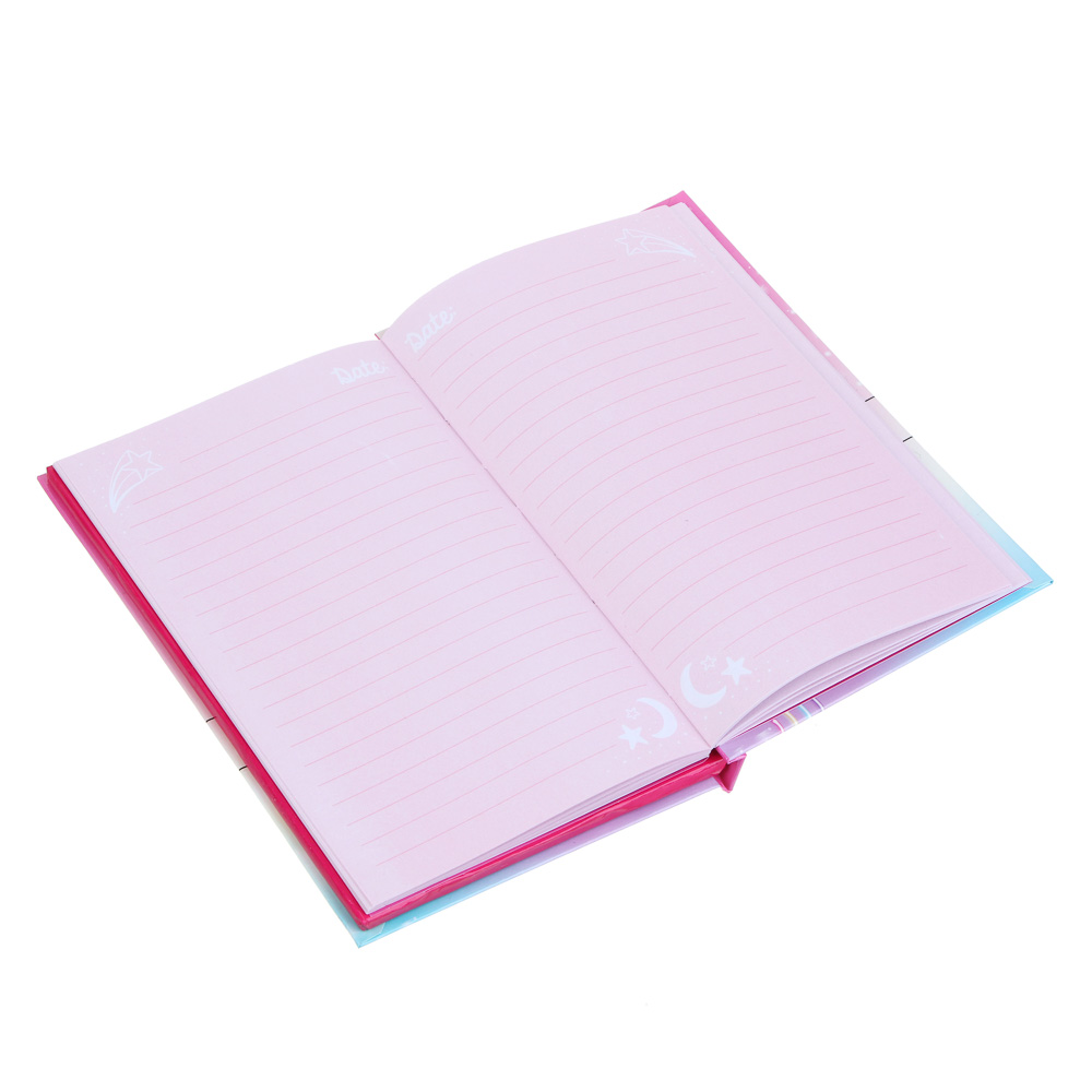 Записная книжка со светодиодами B6, 18х12см, 48л., тв.обложка, кнопка включения свечения, 2 дизайна, арт.№ 574-021