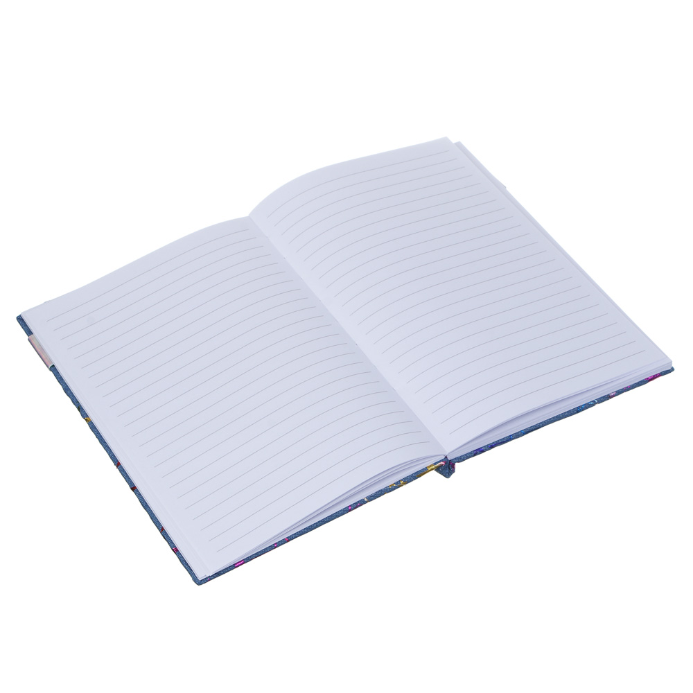 Джинс Записная книжка А5, 21х14,5см, 80л., тв.обложка, джинса, аппликация "Джинсы", 2 дизайна, арт.№ 574-027