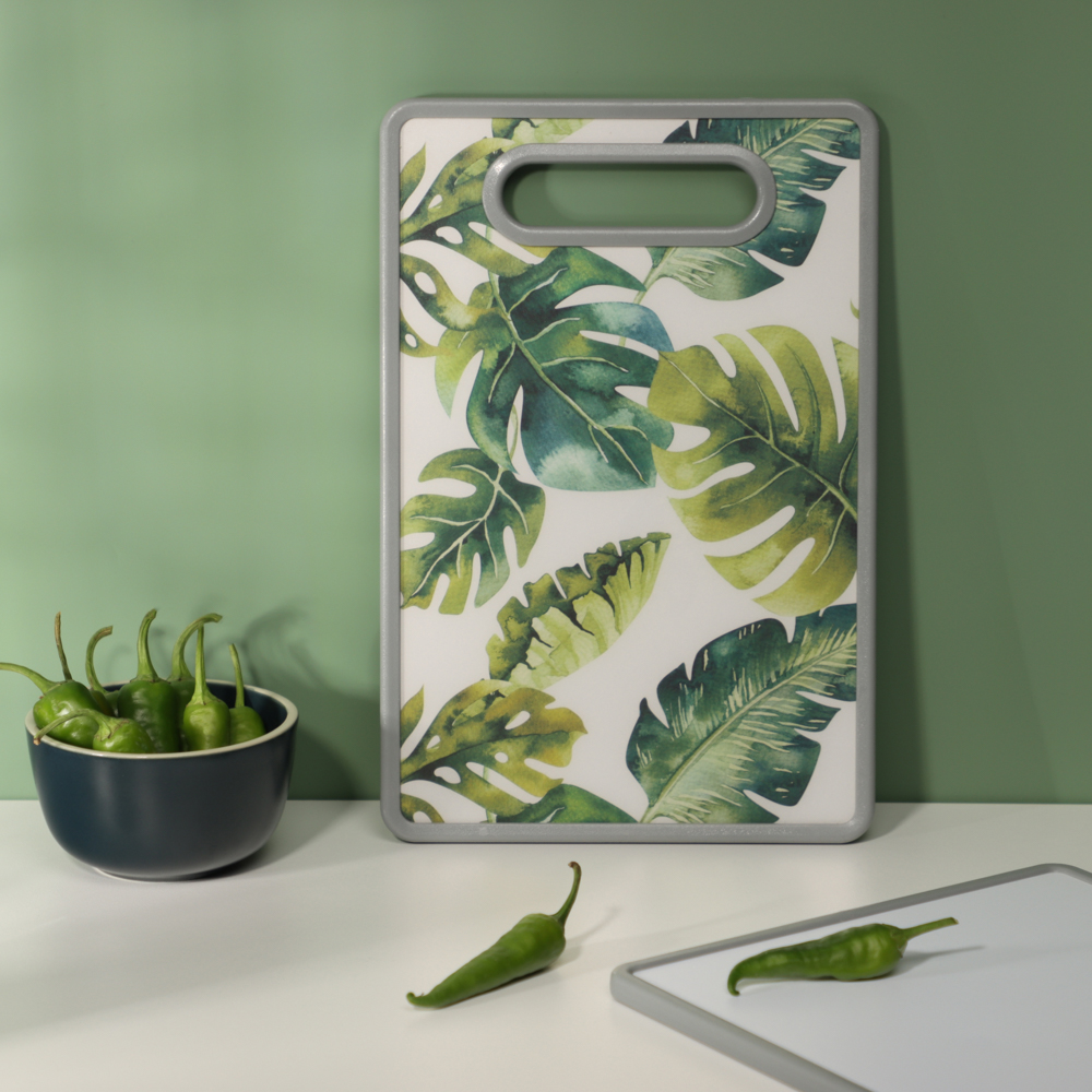 SATOSHI Доска разделочная "Тропики" 30х20х1,2см, пластик, арт.№ 852-124