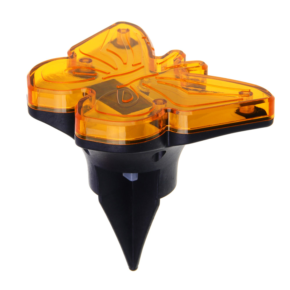 INBLOOM Фонарь на солнечной батарее Бабочка, 9x6.5x8см, 1LED, белый, 1.2V 40mAh Ni-MH, пластик, арт.№ 810-007