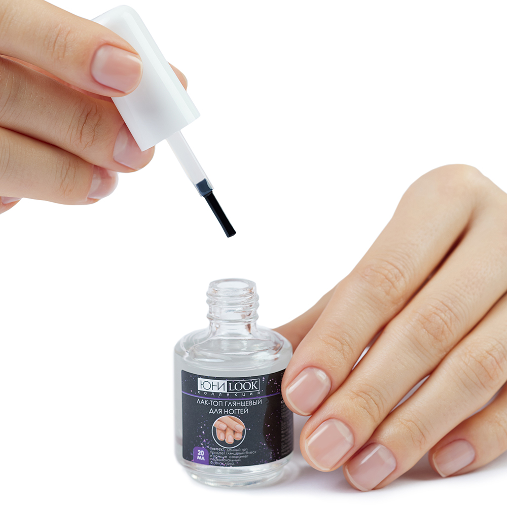 ЮНИLOOK Лак-топ глянцевый для ногтей, 20мл, арт.№ 330-349